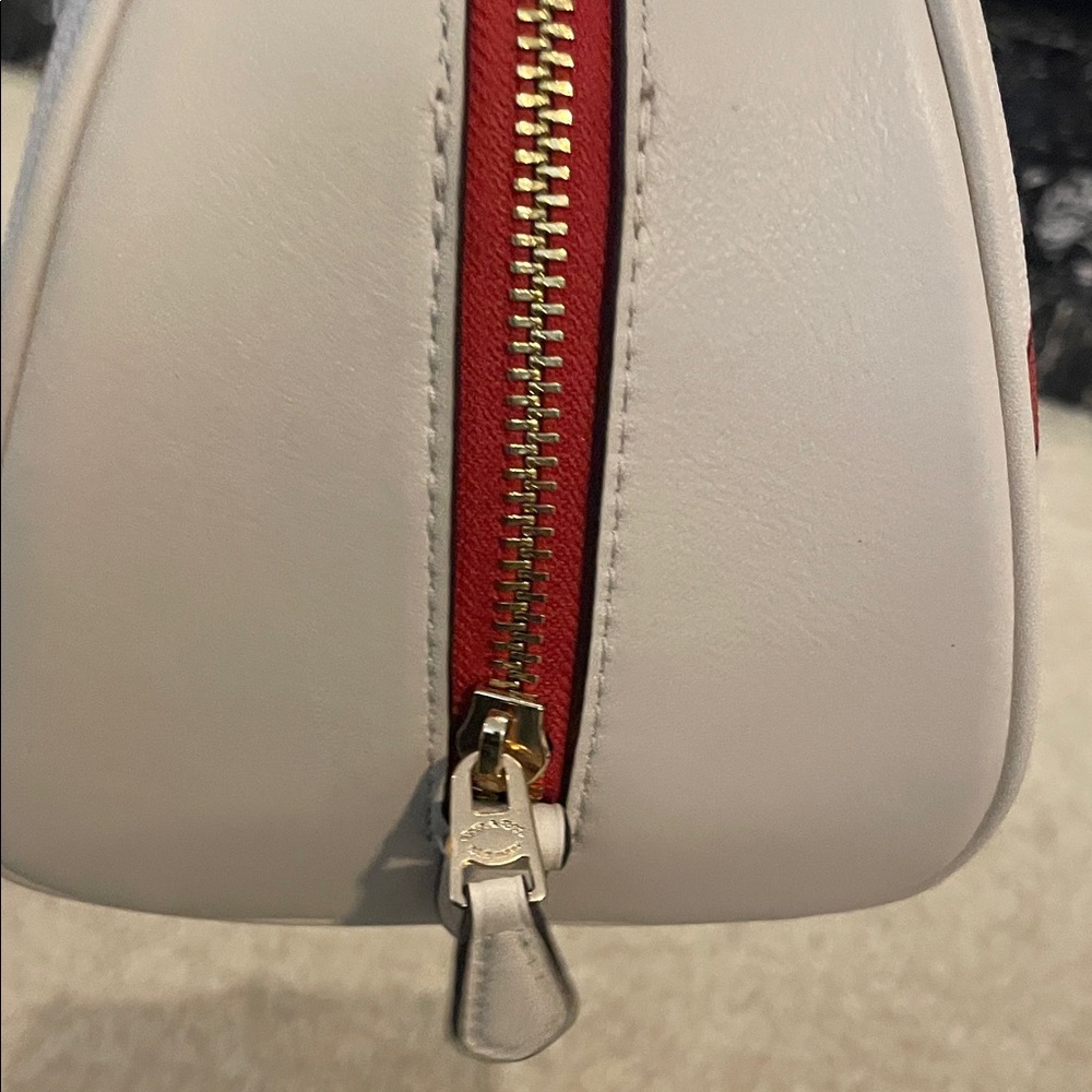 Coach Cream Cherry Print Mini Bag - Picture 4 of 12